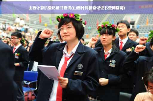 山西计算机登记证书查询(山西计算机登记证书查询官网)