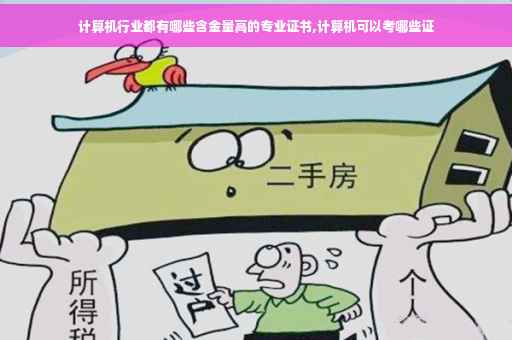 计算机行业都有哪些含金量高的专业证书,计算机可以考哪些证