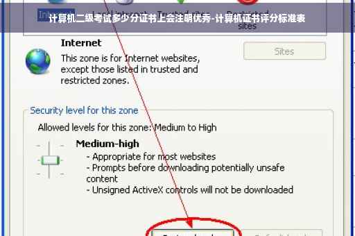 计算机二级考试多少分证书上会注明优秀-计算机证书评分标准表
