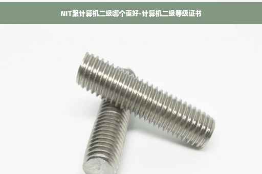 NIT跟计算机二级哪个更好-计算机二级等级证书
