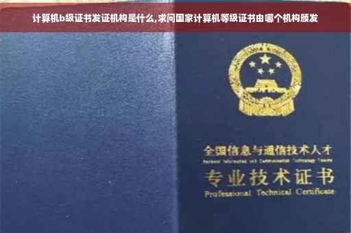 计算机b级证书发证机构是什么,求问国家计算机等级证书由哪个机构颁发