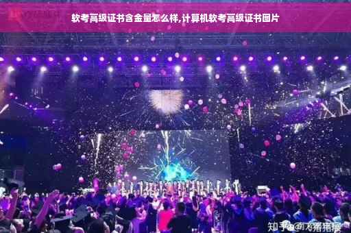 软考高级证书含金量怎么样,计算机软考高级证书图片