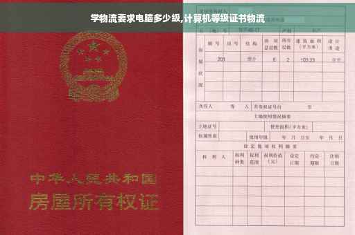 学物流要求电脑多少级,计算机等级证书物流