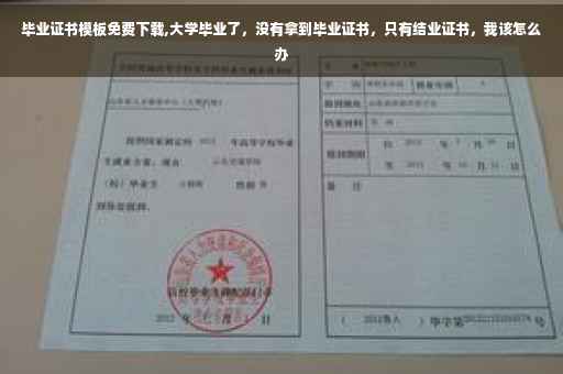 毕业证书模板免费下载,大学毕业了，没有拿到毕业证书，只有结业证书，我该怎么办