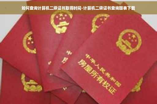 如何查询计算机二级证书取得时间-计算机二级证书查询图表下载