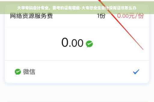 大学专科会计专业，要考的证有哪些-大专毕业生会计没有证书怎么办