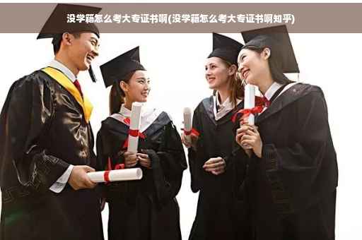 没学籍怎么考大专证书啊(没学籍怎么考大专证书啊知乎)