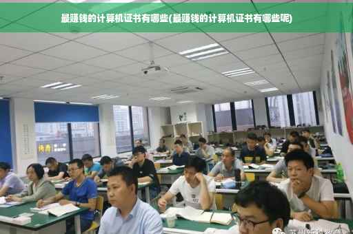 最赚钱的计算机证书有哪些(最赚钱的计算机证书有哪些呢)
