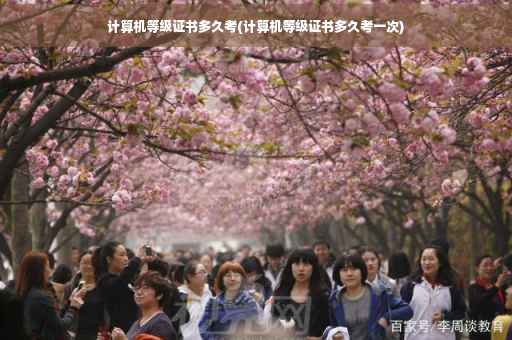 计算机等级证书多久考(计算机等级证书多久考一次)