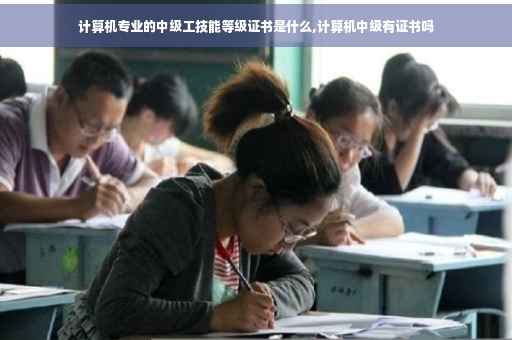 计算机专业的中级工技能等级证书是什么,计算机中级有证书吗