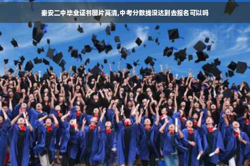 秦安二中毕业证书图片高清,中考分数线没达到去报名可以吗