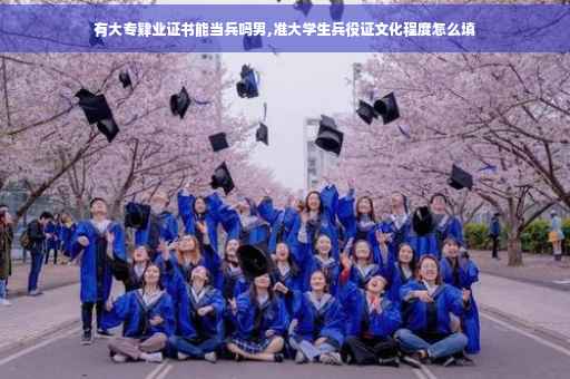 有大专肄业证书能当兵吗男,准大学生兵役证文化程度怎么填