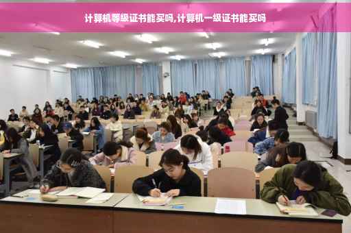 计算机等级证书能买吗,计算机一级证书能买吗