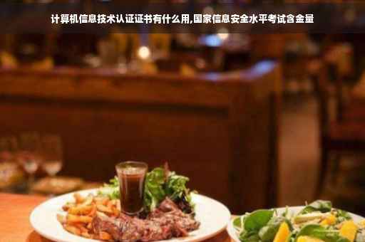 计算机信息技术认证证书有什么用,国家信息安全水平考试含金量