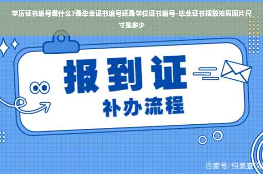 学历证书编号是什么?是毕业证书编号还是学位证书编号-毕业证书摆放拍照图片尺寸是多少