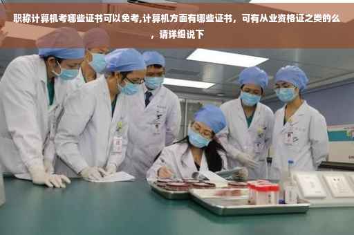 职称计算机考哪些证书可以免考,计算机方面有哪些证书，可有从业资格证之类的么，请详细说下