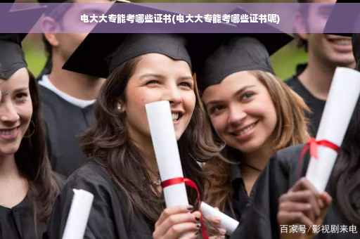 电大大专能考哪些证书(电大大专能考哪些证书呢)