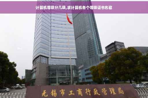 计算机等级分几级,求计算机各个等级证书名称