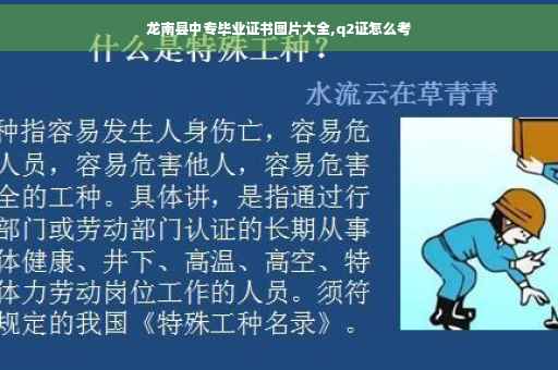 龙南县中专毕业证书图片大全,q2证怎么考