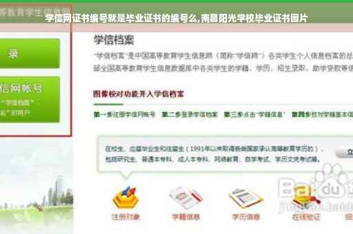 学信网证书编号就是毕业证书的编号么,南昌阳光学校毕业证书图片