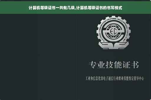计算机等级证书一共有几级,计算机等级证书的书写格式 计算机等级证书一共有几级,计算机等级证书的书写格式