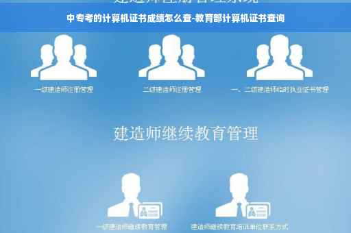 中专考的计算机证书成绩怎么查-教育部计算机证书查询