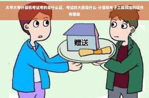 大学大专计算机考试考的是什么证，考试的大纲是什么-计算机电子工程领域的证书有哪些