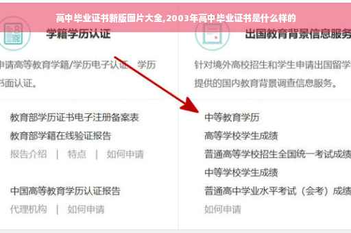 高中毕业证书新版图片大全,2003年高中毕业证书是什么样的