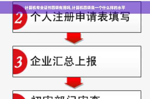 计算机专业证书四级有用吗,计算机四级是一个什么样的水平