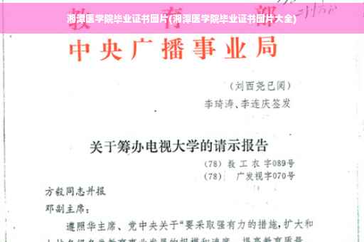 湘潭医学院毕业证书图片(湘潭医学院毕业证书图片大全)