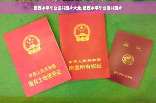 岳西中学毕业证书图片大全,岳西中学毕业证书图片