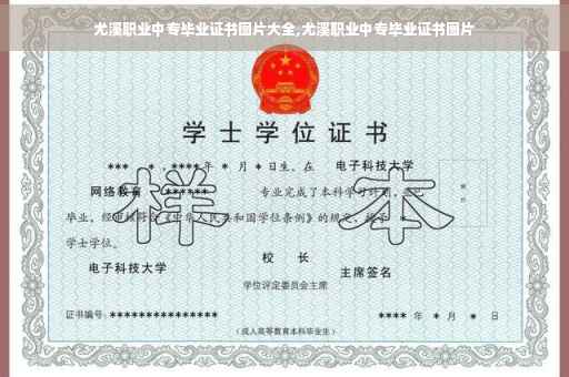尤溪职业中专毕业证书图片大全,尤溪职业中专毕业证书图片