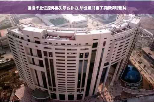 函授毕业证原件丢失怎么补办,毕业证书丢了真麻烦呀图片