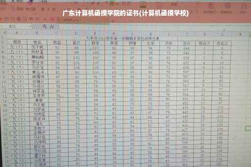 广东计算机函授学院的证书(计算机函授学校)
