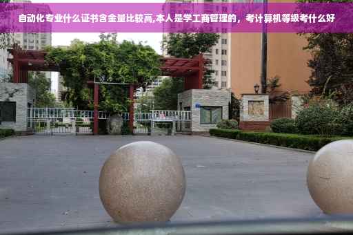自动化专业什么证书含金量比较高,本人是学工商管理的，考计算机等级考什么好