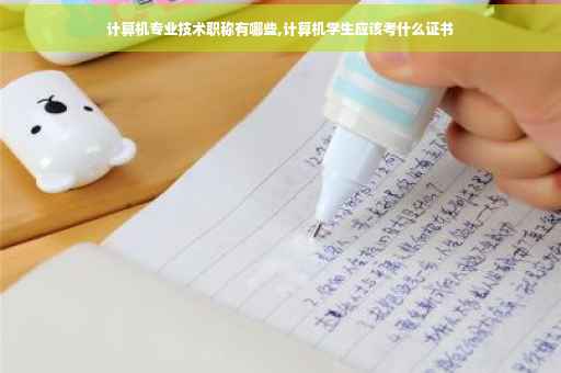计算机专业技术职称有哪些,计算机学生应该考什么证书