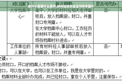 幼升小需要什么条件,钟祥技校毕业证书样本图片
