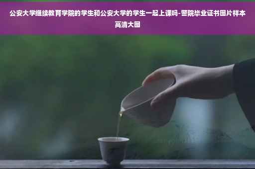 公安大学继续教育学院的学生和公安大学的学生一起上课吗-警院毕业证书图片样本高清大图