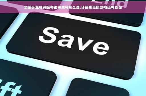 全国计算机等级考试考生号怎么查,计算机高级资格证书查询