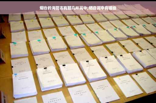 烟台的海阳市有那几所高中,栖霞高中有哪些