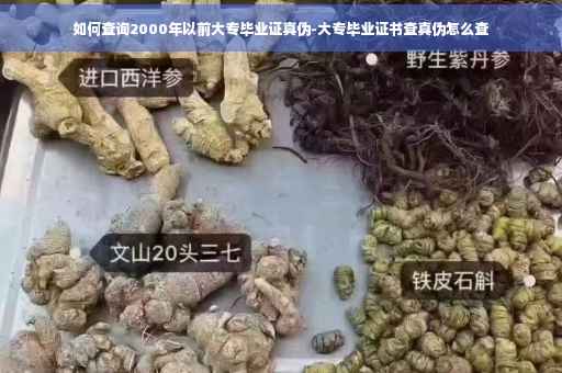 如何查询2000年以前大专毕业证真伪-大专毕业证书查真伪怎么查