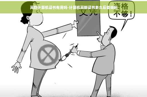 高新计算机证书有用吗-计算机高新证书多久后查询到