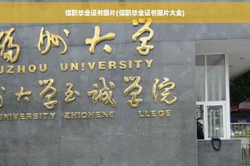 信职毕业证书图片(信职毕业证书图片大全)