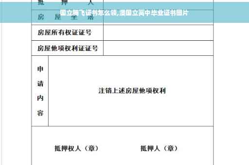 国立腾飞证书怎么领,澳国立高中毕业证书图片