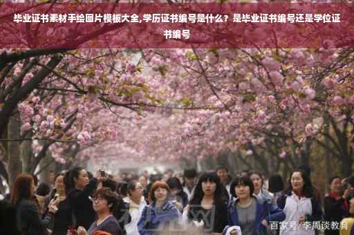 毕业证书素材手绘图片模板大全,学历证书编号是什么？是毕业证书编号还是学位证书编号