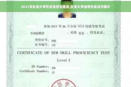 2021年长安大学艺术生招生简章,长安大学成考毕业证书图片