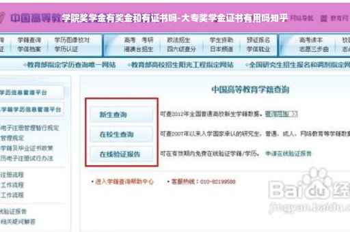 学院奖学金有奖金和有证书吗-大专奖学金证书有用吗知乎