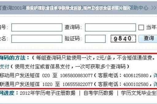淮安护理职业技术学院就业前景,楚州卫校毕业证书照片图片