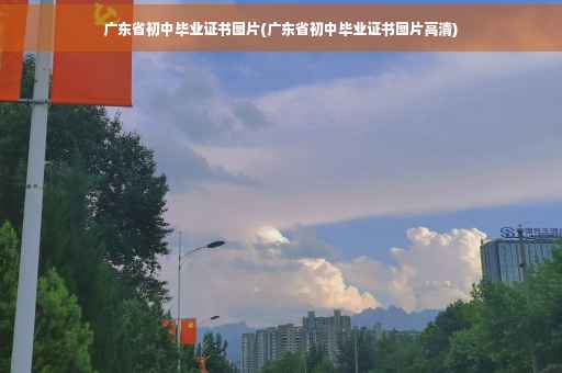 广东省初中毕业证书图片(广东省初中毕业证书图片高清)