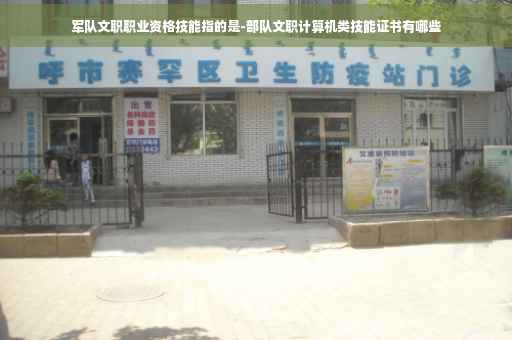 军队文职职业资格技能指的是-部队文职计算机类技能证书有哪些